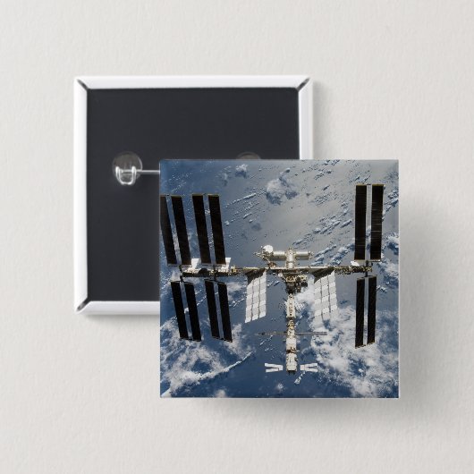Internationale Raumstation 14 Button (Vorne & Hinten)