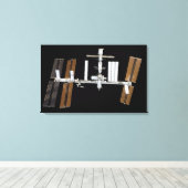 Internationale Raumstation 14 Leinwanddruck (Insitu (Holzboden))