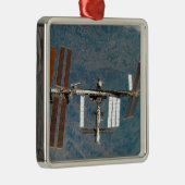 Internationale Raumstation 15 Silbernes Ornament (Rechts)