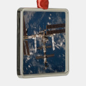 Internationale Raumstation 15 Silbernes Ornament (Rechts)