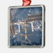 Internationale Raumstation 15 Silbernes Ornament (Links)