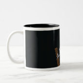 Internationale Raumstation 16 Zweifarbige Tasse (Links)