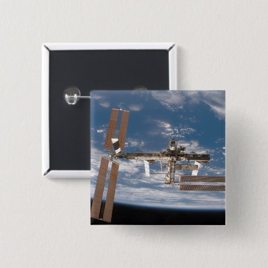 Internationale Raumstation 17 Button (Vorne & Hinten)
