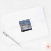 Internationale Raumstation 17 Quadratischer Aufkleber (Umschlag)