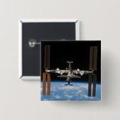 Internationale Raumstation 19 Button (Vorne & Hinten)