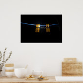 Internationale Raumstation 2009 Poster (Küche)