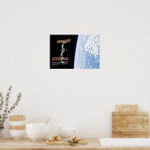 Internationale Raumstation 23 Poster (Küche)