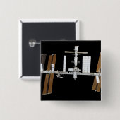 Internationale Raumstation 26 Button (Vorne & Hinten)