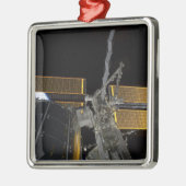 Internationale Raumstation 2 Silbernes Ornament (Links)