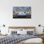 Internationale Raumstation 3 Leinwanddruck (Insitu (Schlafzimmer))