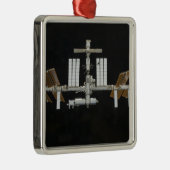 Internationale Raumstation 3 Silbernes Ornament (Rechts)