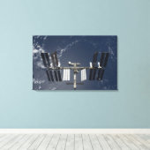 Internationale Raumstation 4 Leinwanddruck (Insitu (Holzboden))