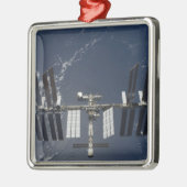 Internationale Raumstation 5 Silbernes Ornament (Links)