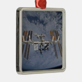 Internationale Raumstation 5 Silbernes Ornament (Rechts)