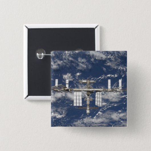 Internationale Raumstation 6 Button (Vorne & Hinten)