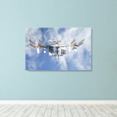 Internationale Raumstation 6 Leinwanddruck (Insitu (Holzboden))