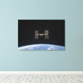 Internationale Raumstation 7 Leinwanddruck (Insitu (Holzboden))