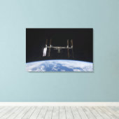 Internationale Raumstation 9 Leinwanddruck (Insitu (Holzboden))