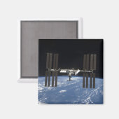 Internationale Raumstation 9 Magnet (Vorderseite/Rückseite)