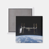 Internationale Raumstation 9 Magnet (Vorderseite/Rückseite)