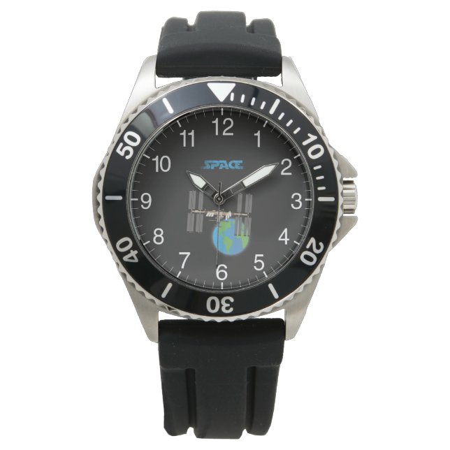 Internationale Raumstation Armbanduhr (Vorderseite)