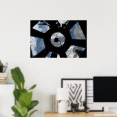 Internationale Raumstation Cupola Poster (Heimbüro)