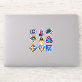 Internationale Raumstation Expedition ISS-01 -09 Aufkleber