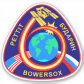 Internationale Raumstation Expedition ISS-06 Aufkleber (Vorderseite)