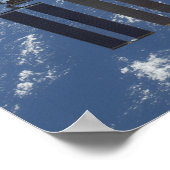 Internationale Raumstation im Orbit 2 Poster (Ecke)