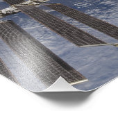 Internationale Raumstation im Orbit Fotodruck (Ecke)