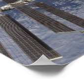 Internationale Raumstation im Orbit Poster (Ecke)