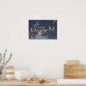 Internationale Raumstation im Orbit Poster (Küche)