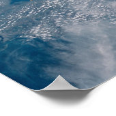 Internationale Raumstation in Florida Poster (Ecke)