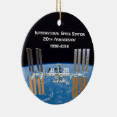 Internationale Raumstation ISS 20 Jahre alt Keramik Ornament (Rechts)