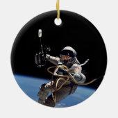 Internationale Raumstation ISS 20 Jahre alt Keramik Ornament (Hinten)