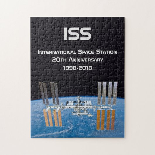Internationale Raumstation ISS 20 Jahre alt Puzzle (Vertikal)