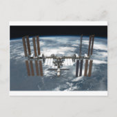 Internationale Raumstation ISS, Endeavour 2011 Postkarte (Vorderseite)
