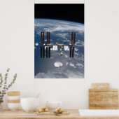 Internationale Raumstation (ISS) Poster (Küche)