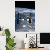 Internationale Raumstation (ISS) Poster (Heimbüro)