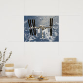 Internationale Raumstation (ISS) Poster (Küche)