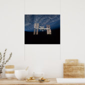 Internationale Raumstation (ISS) Poster (Küche)