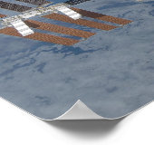 Internationale Raumstation ISS Poster (Ecke)