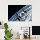 Internationale Raumstation (ISS) Poster (Heimbüro)