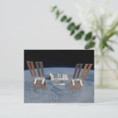 Internationale Raumstation ISS Postkarte (Stehend Vorderseite)