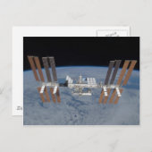 Internationale Raumstation ISS Postkarte (Vorne/Hinten)