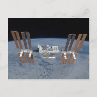 Internationale Raumstation ISS Postkarte