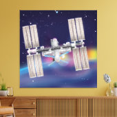 Internationale Raumstation Leinwanddruck (Insitu (Wohnzimmer))