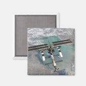 Internationale Raumstation Magnet (Vorderseite/Rückseite)