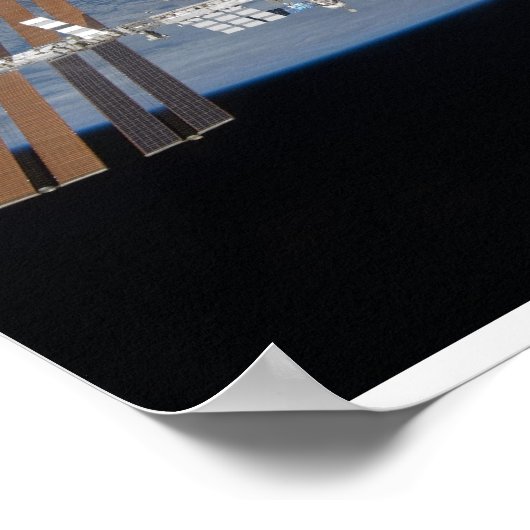 Internationale Raumstation Poster (Ecke)