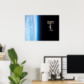 Internationale Raumstation Poster (Heimbüro)